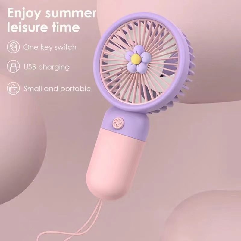Handheld Mini Fan Portable USB Charging Convenient Creative Small Fans Catapult Pocket Hand-held Fan Wedding Gift