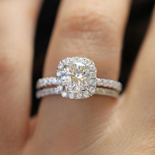 blue diamond ring