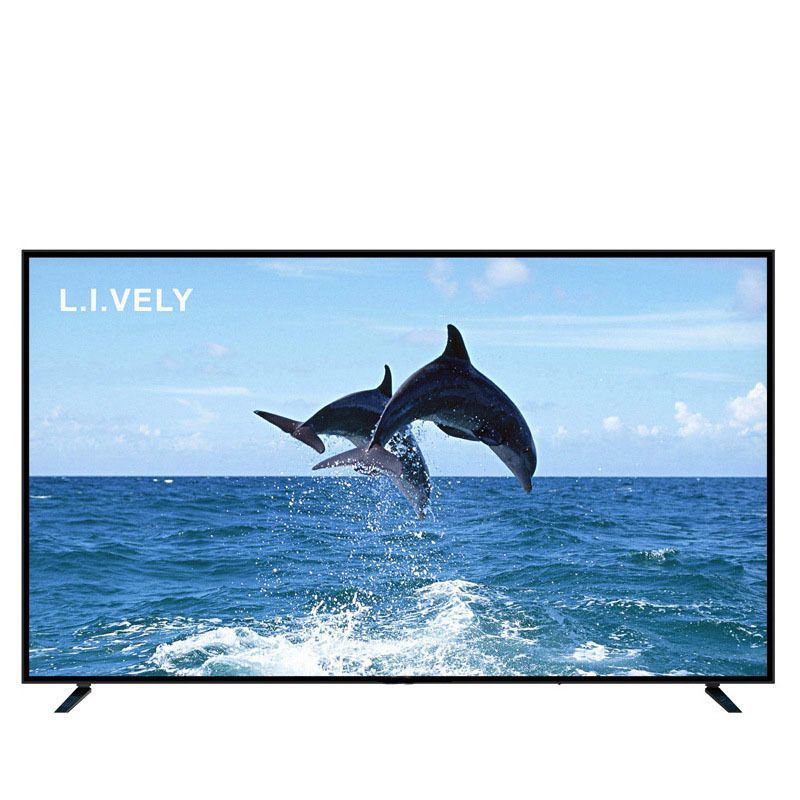 Large-screen smart TV with high resolution, the big screen gives you a better viewing experience.