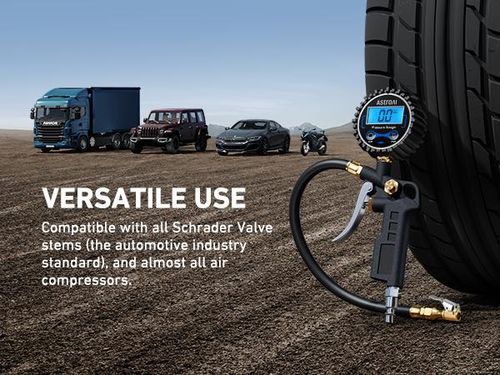High-precision tire pressure gun