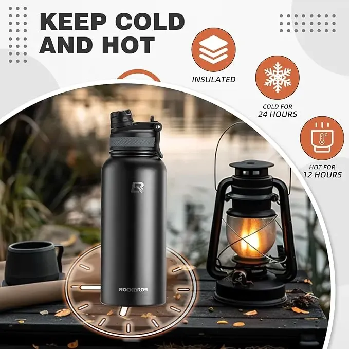 ROCKBROS Insulated Water Bottle