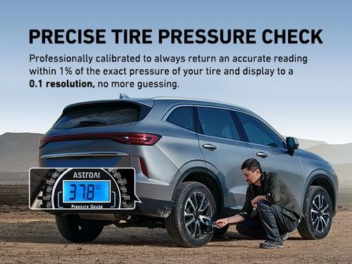 High-precision tire pressure gun