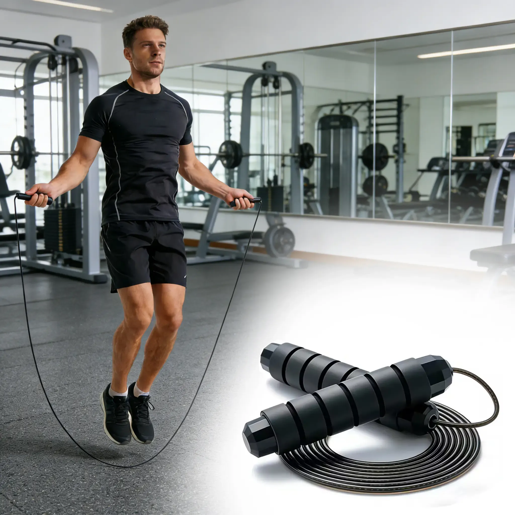 Weighted jump rope