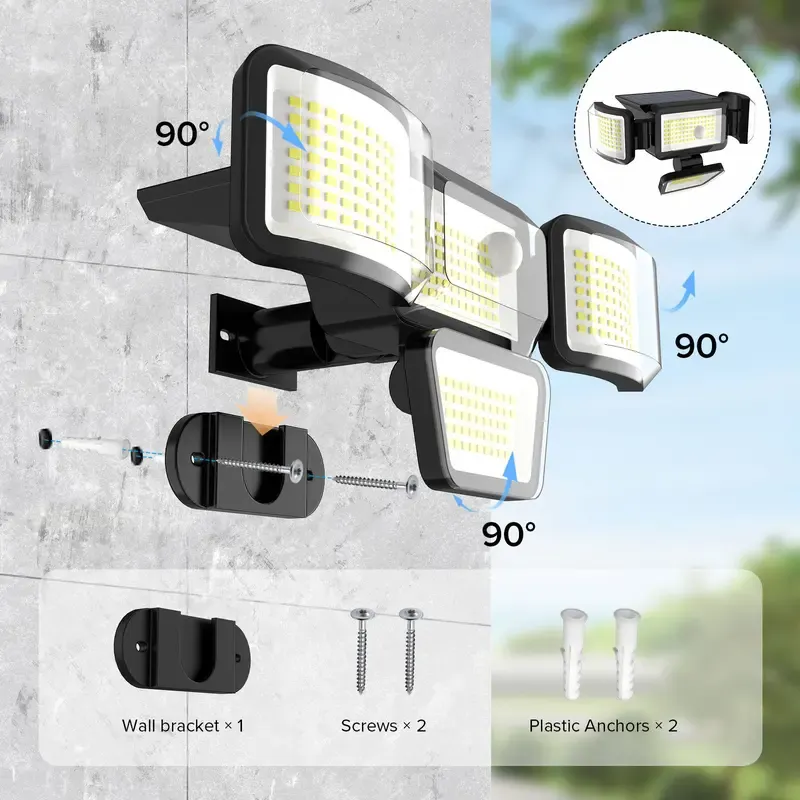 Solar outdoor lights