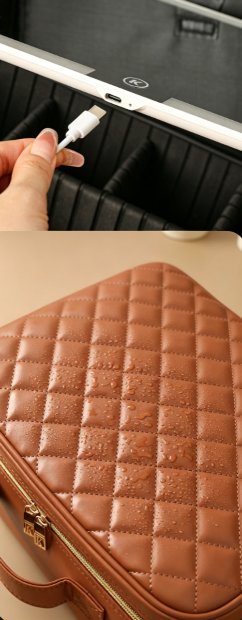 Portable makeup mirror