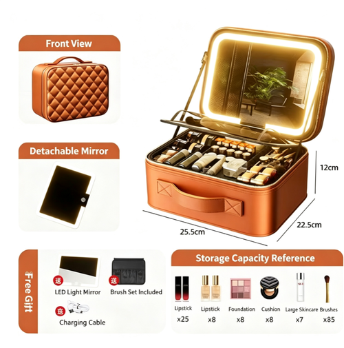Portable makeup mirror