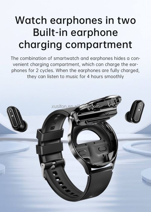 X10 Headset Smart Watch TWS Two In One, fashion sports music smart watch