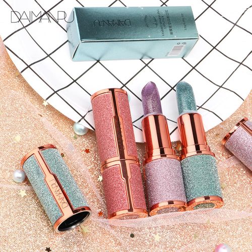 3 Colors Popular Starry Sky Color Changing Lipstick Waterproof Long-lasting Matte Lipstick for Women