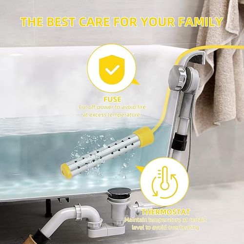 220V Intelligent Electric Portable Water Heater Instant Hot Immersion Water Heater