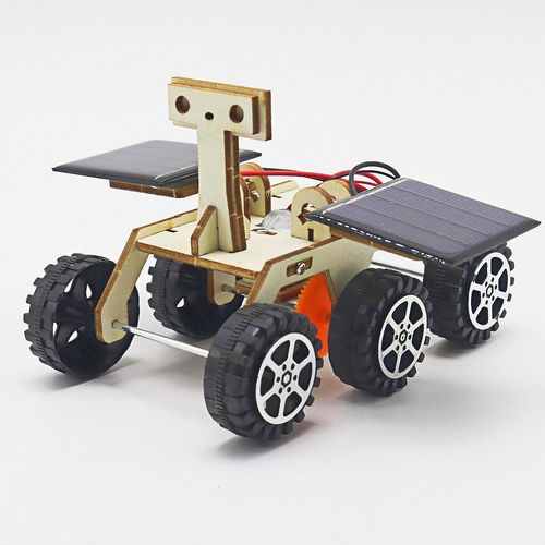 Children's DIY Solar Toy Car Handmade Small Lunar Exploration Car