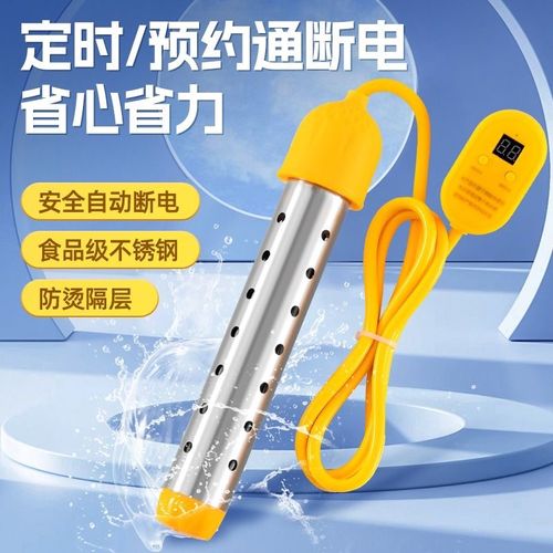 220V Intelligent Electric Portable Water Heater Instant Hot Immersion Water Heater