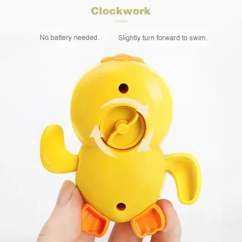 Hot Selling Cute Cartoon Yellow Duck Bath Toys for Kids Pool Swimming Toys for Bath