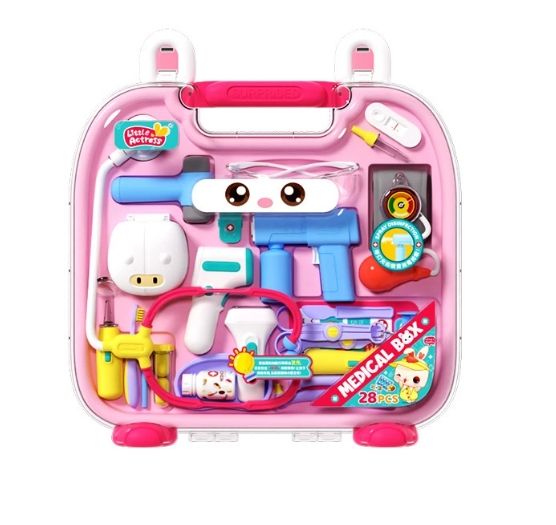 Meland Toy Doctor Kit for Girls Doctor Play Gift for Kids Toddlers Ages 3 4 5 6 Year Old