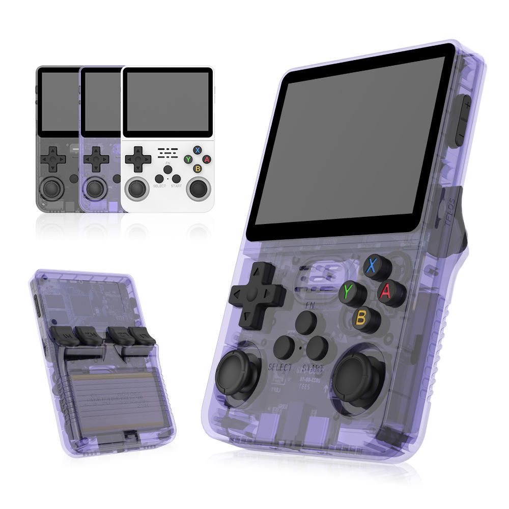 R36S Open Source Linux System 64GBCapacity Portable Retro Handheld Video Game Console with 20000+ Games Pocket Gameboy