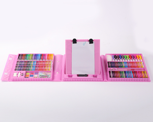 Super Mega 208 Piece Painting and Coloring Kids Art Set With Case & Easel - Drawing Set for Kids