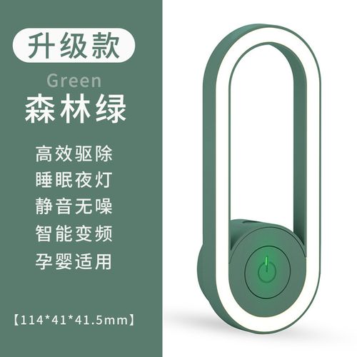 2Pcs Mosquito Repelient 360 Degree Ultrasonic Insect Repellent Night Light Plugin Pest Repeller Intelligent Frequency Conversion Mites Reject for Baby