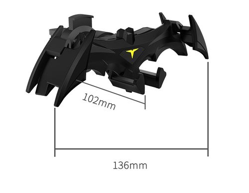 Cool Mechanical Bat Wings Design Car Phone Holder, Universal Vent , Gravity Lock for Hands-Free Use Compatible with All Smartphones