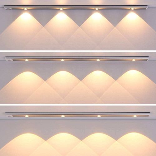 LED cabinet light with USB rechargeable motion sensor for kitchen, living room, bathroom, LED cabinet light strip