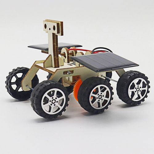 Children's DIY Solar Toy Car Handmade Small Lunar Exploration Car