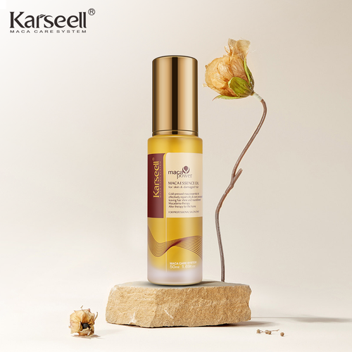 Karseell Maca Private Label Collagen Luxury Essential Oil Deeply Repair Hair Serum for Color Treated Damaged & Dry Hair