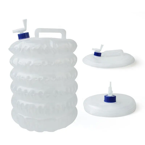10L Outdoor Hiking PE Telescopic Folding Bucket Car Folding Water Tank