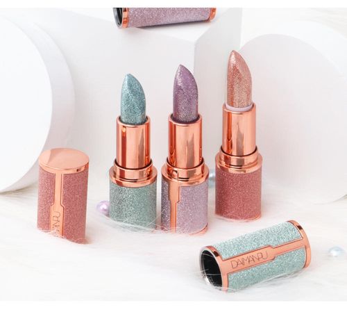 3 Colors Popular Starry Sky Color Changing Lipstick Waterproof Long-lasting Matte Lipstick for Women