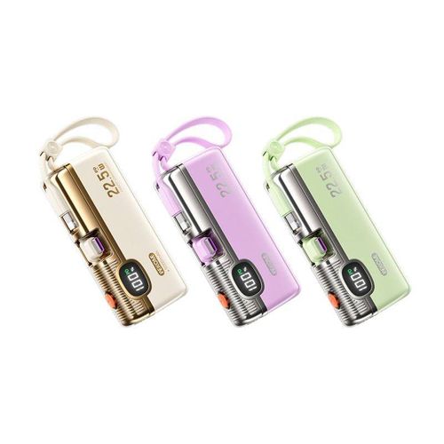 5000mAh Portable Charger Type-C Lightning Ultra Slim 22.5W Fast Charging Power Banks LED Display