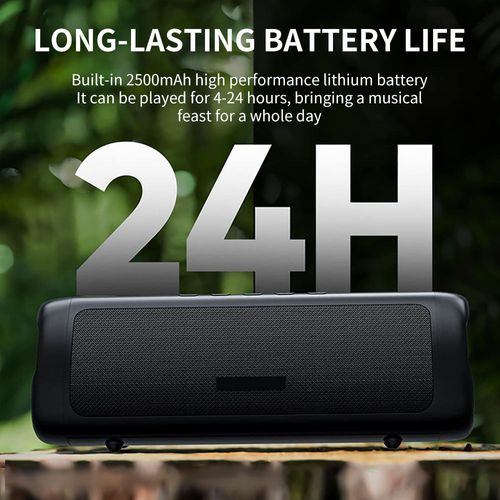 Blue-tooth Speaker 20W Wireless Speaker with Deep Bass 24H Playtime IPX7 Waterproof Bluetooth 5.3 Portable Speaker with Led