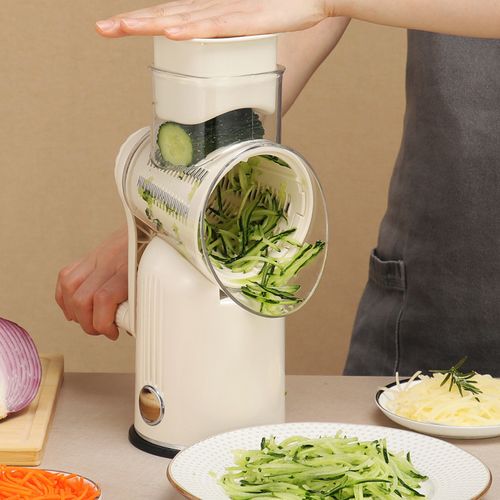 5 Adjustable Blades Tools Multi-function Manual Drum Nut Cheese Mandoline Cutter Fruit Rotary Vegetable Grater Chopper