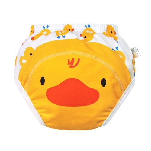 （2 Pieces Color random）Reusable Cotton Infant Shorts Underwear Waterproof Baby Training Pants Nappy Changing Capabilities Eco-Friendly Cloth Diaper