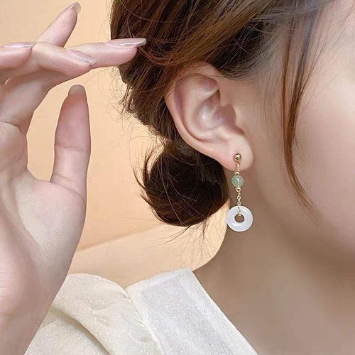 Elegant Women's Vintage Style Tassel Drop Earrings Unique Design Women Niche New Style Accessories for Gift