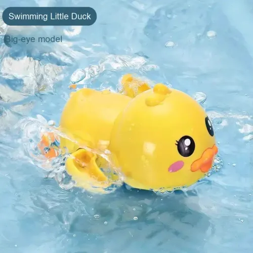 Hot Selling Cute Cartoon Yellow Duck Bath Toys for Kids Pool Swimming Toys for Bath
