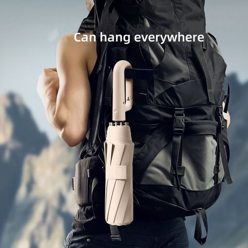 High Quality 3-Fold Automatic Umbrella Auto Open Nylon and Pongee UV Golf Umbrella