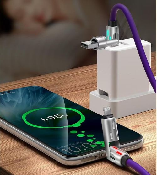 （Buy 1 Get 1 Free）6.6ft 4-in-1 Multi USB Charging Cable with USB A,Type C,Lightning-MAX65W Fast Charging Data Sync for iPhone16 15 iPad Pro  fast charger usb cable 4-in-1 fast Breathing Light -max 1 usb-c data 4 1 charging cable