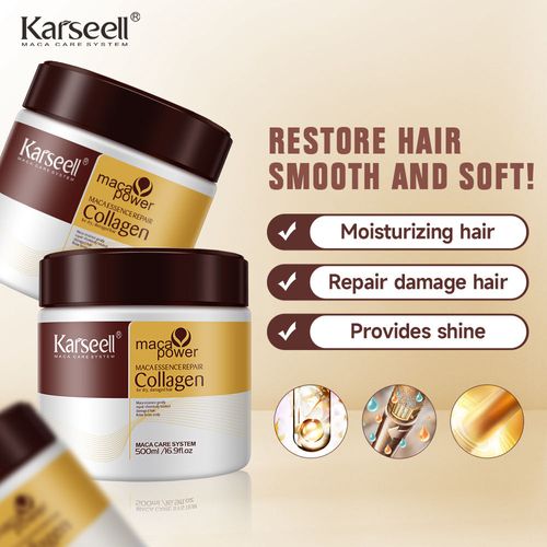 Karseell Collagen Keratin Treatment Best Seller Collagen Mask for Dry and Damaged Hair