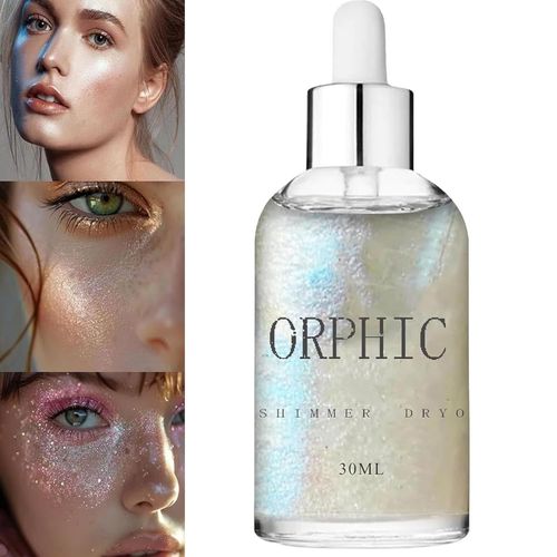 Shimmer Body Oil Party Body Face Glow Oil Hydrating Liquid Highlighter 30ML
