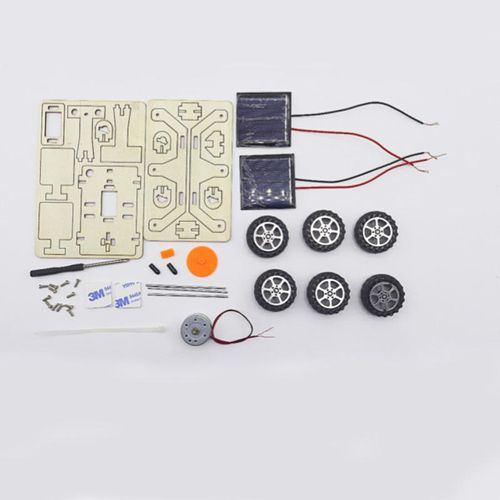 Children's DIY Solar Toy Car Handmade Small Lunar Exploration Car