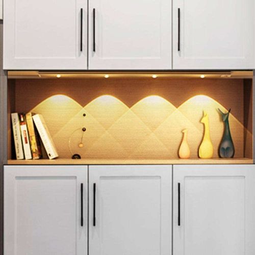 LED cabinet light with USB rechargeable motion sensor for kitchen, living room, bathroom, LED cabinet light strip