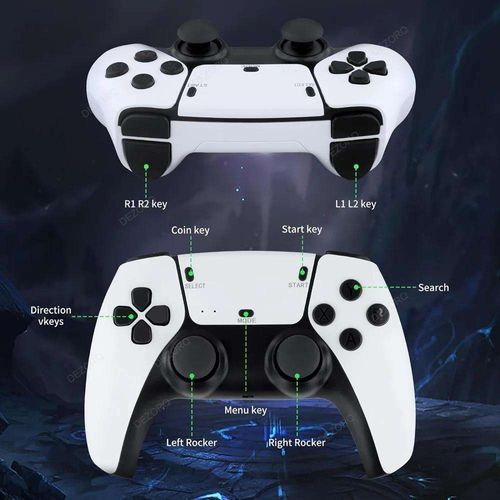 2026 New Family TV Video Console 2.4G HD 4K Handheld Console Wireless Controller Game Stick M15