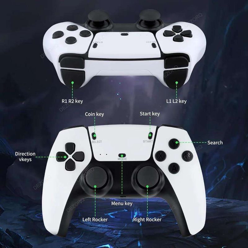 2026 New Family TV Video Console 2.4G HD 4K Handheld Console Wireless Controller Game Stick M15