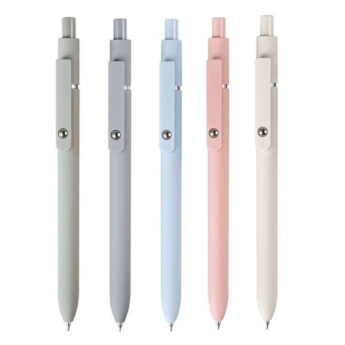 Retro Morandi 0.5mm Gel Pens in High Color Value Black Low Center Gravity for School Office or Hotel