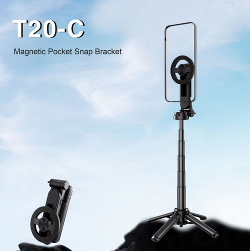 MINI Pocket Magnetic Selfie Stick Tripod Portable Light