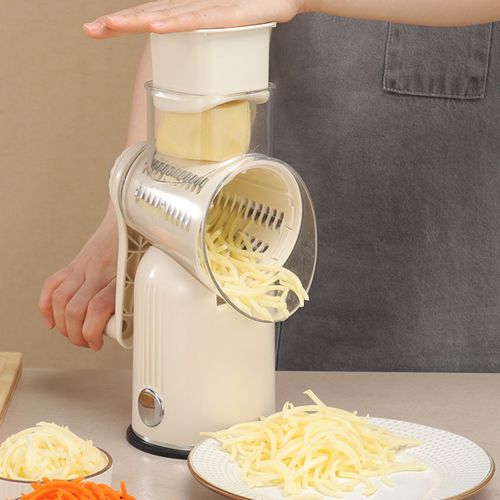 5 Adjustable Blades Tools Multi-function Manual Drum Nut Cheese Mandoline Cutter Fruit Rotary Vegetable Grater Chopper