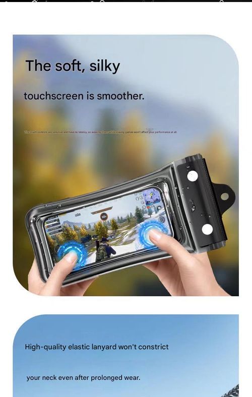 Tri-fold waterproof phone case, airbag sealed swimming protective case, diving touchscreen waterproof phone case, 1 white, 1 black, 2-pack.