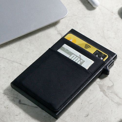 2026 New PopUp Card Holder  Featuring state-oftheart RFID blocking technology stylish, convenient, and universal Black.