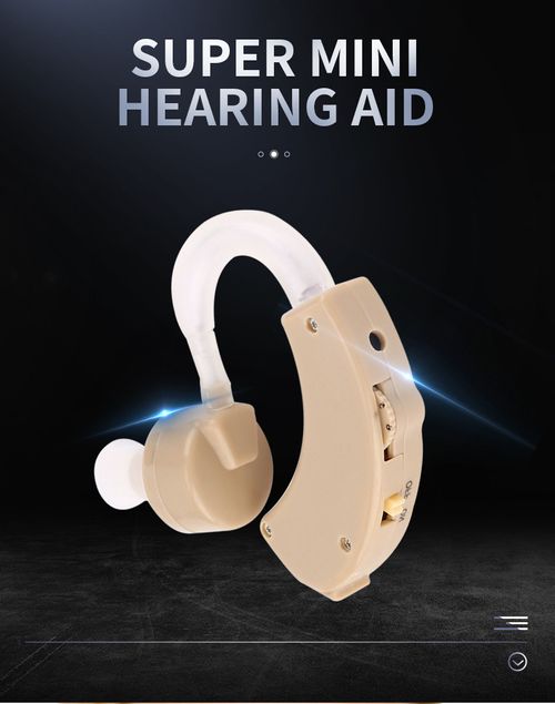 Hearing aids, non-prescription single-ear hearing aids specifically designed for adults and the elderly, can be worn in either the left or right ear, providing clear everyday hearing.