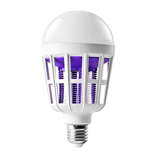 💡🦟 15W E27 2-in-1 LED Mosquito-Killing Light Bulb 3 adjustable smart modes lighting, insect-killing, or off chemical-free and highly effective at eliminating insects 🏠