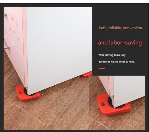 Furniture moving kit with wheels and furniture lifter, suitable for moving heavy furniture, 360° rotating wheel furniture dolly, for sofas, refrigerators, cabinets, etc.