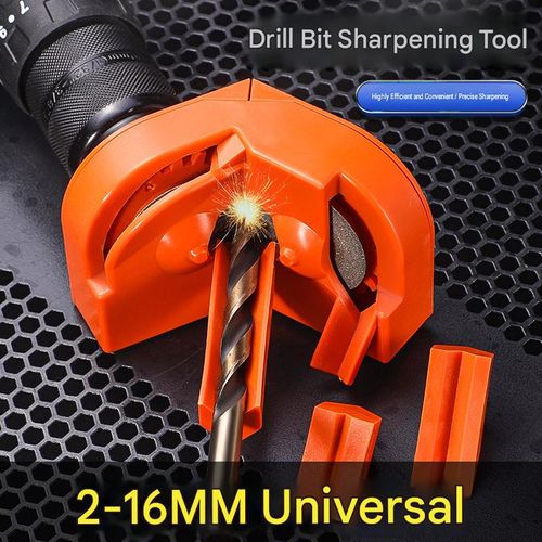 Drill bit sharpener, portable multi-functional drill bit sharpener, suitable for grinder accessories, electric drill bit sharpener for all drill bits.