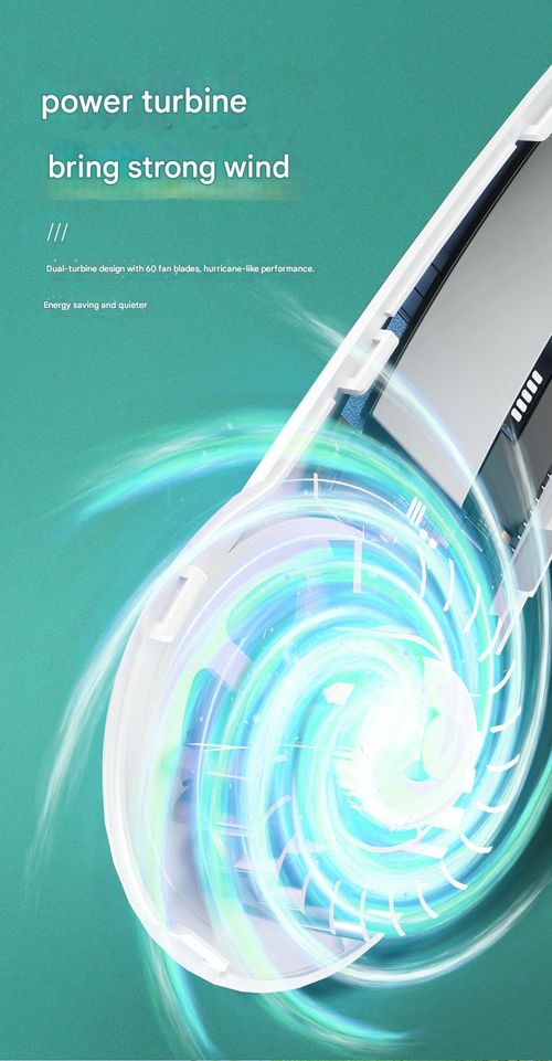 This hands-free neck fan is designed for sports and features rechargeable bladeless cooling technology, offering up to 8 hours of battery life. Its headphone-style design provides a cool and comfortable feeling to your face, neck, and shoulders during exercise, travel, and outdoor activities.